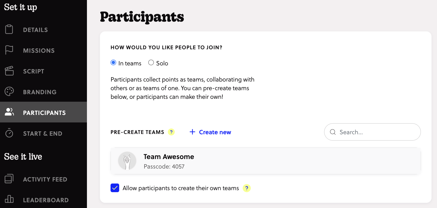 goosechase game builder