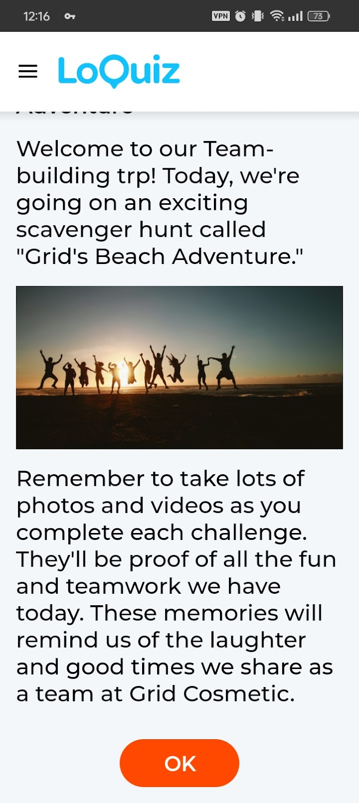 image of loquiz mission page