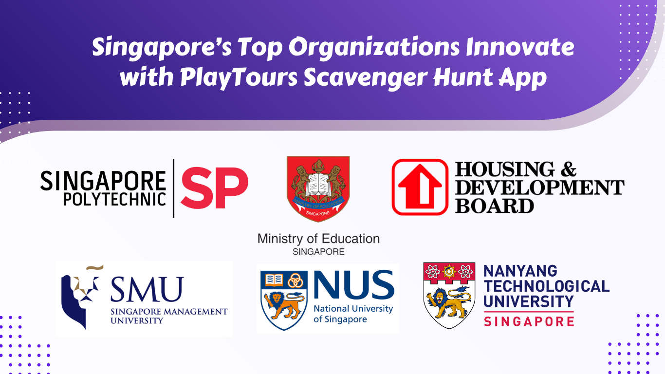 blog cover for how singapore's organizations used playtours scavenger hunt app