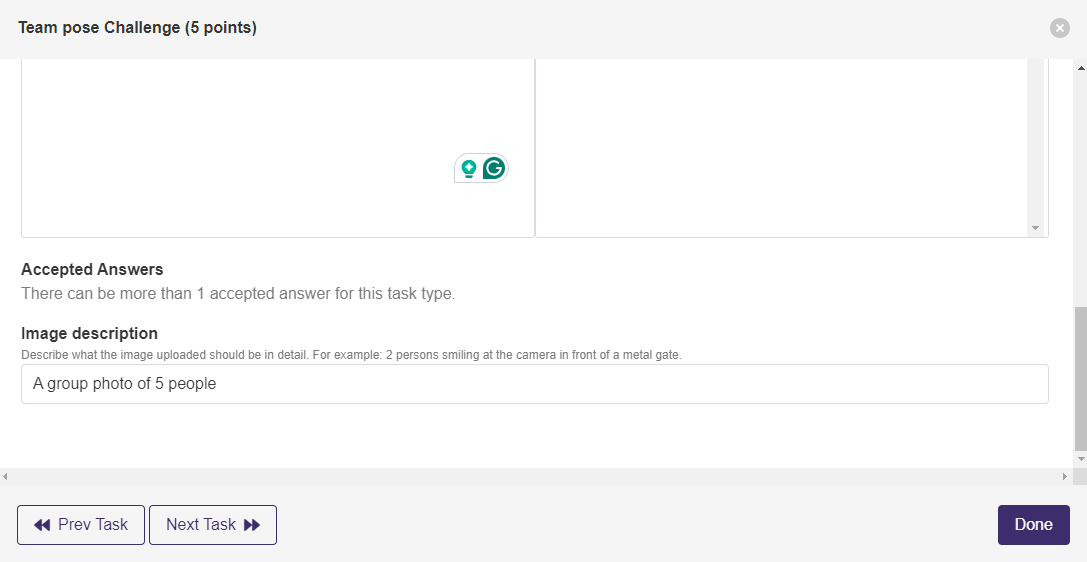 image of AI judged image scavenger hunt app feature